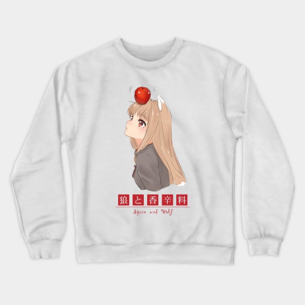 Spice and Wolf Crewneck Sweatshirt by Tazlo